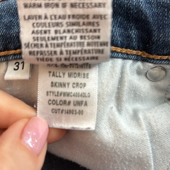 Hudson Tally Midrise Skinny Crop jeans. Size 31. - Picture 12 of 12